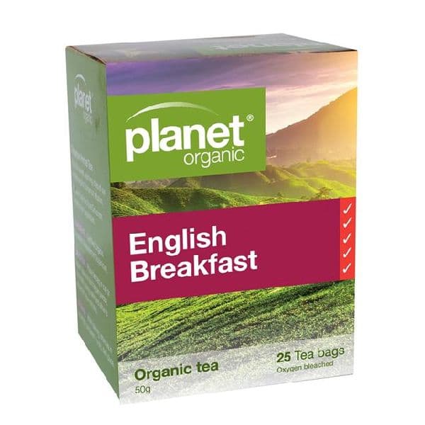 Planet Organic Tea BAGS - English Breakfast