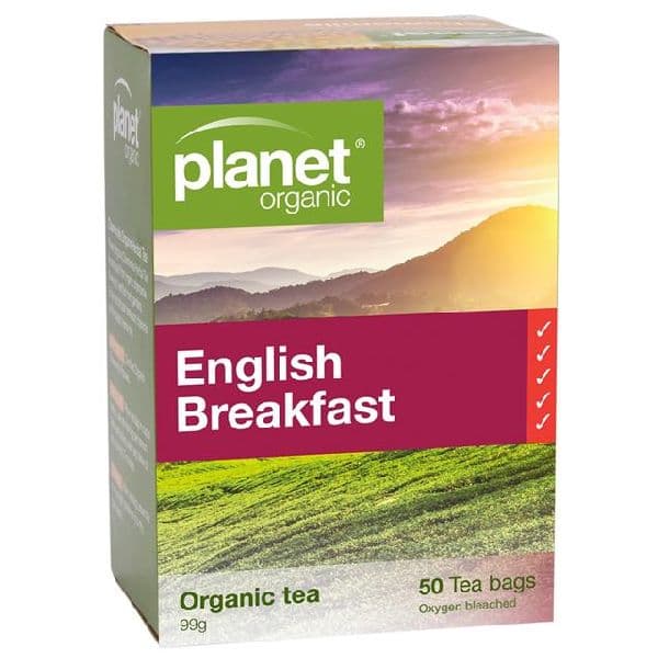 Planet Organic Tea BAGS - English Breakfast (LARGE)