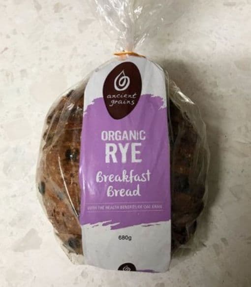 Ancient Grains Bread - Organic Rye Breakfast