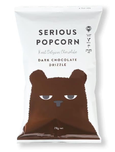 Serious Popcorn - Dark Choc Drizzle 70g