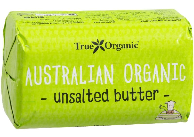 True Organic Australian UNSALTED Butter
