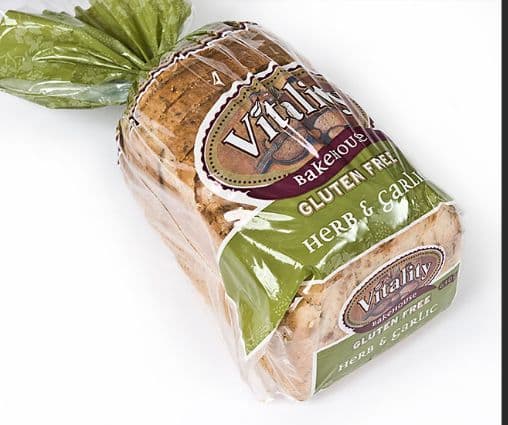 Vitality GF Bread - Herb and Garlic